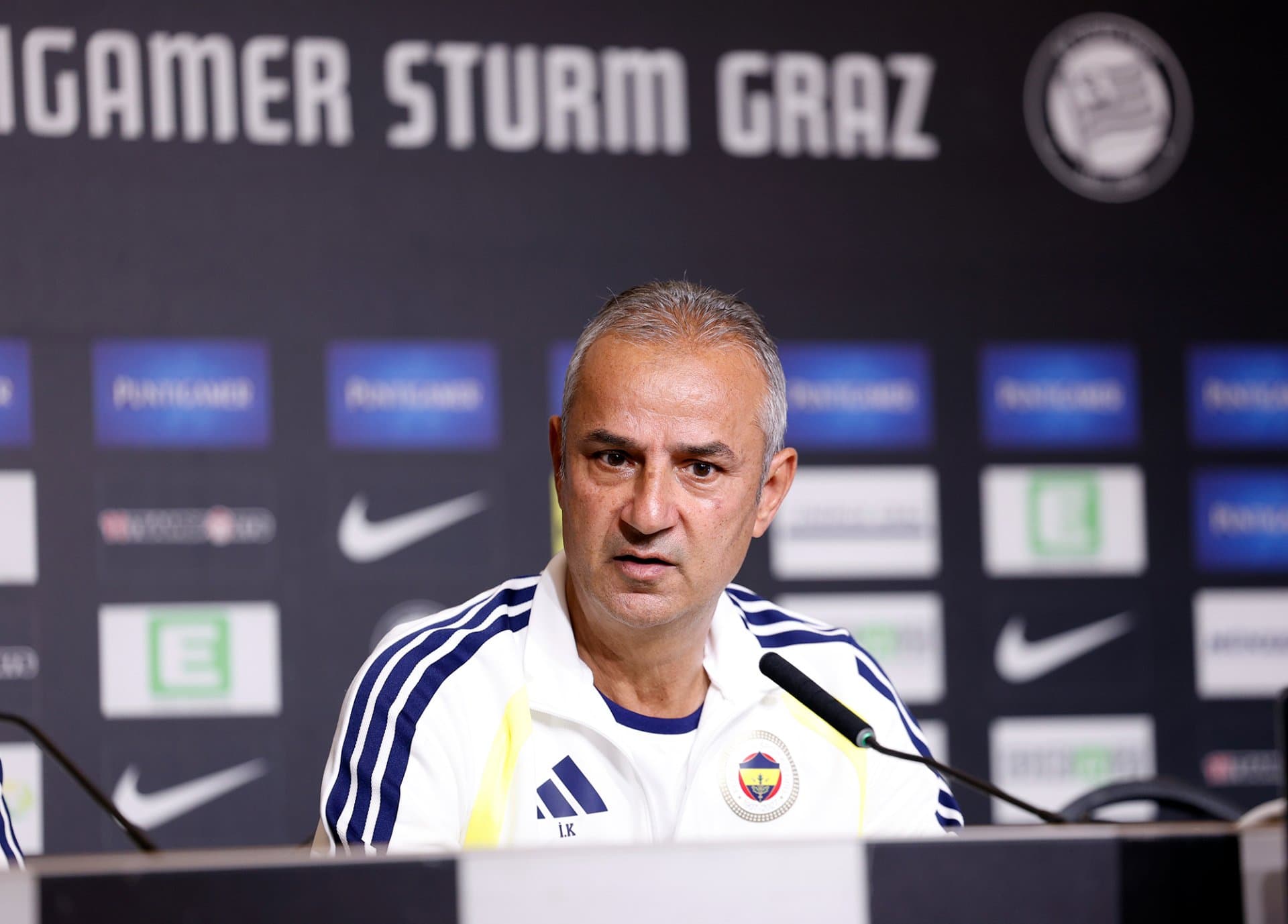 Teknik Direktörümüz İsmail Kartal ve Matteo Guendouzi’den Sturm Graz maçı öncesi açıklamalar — 2
