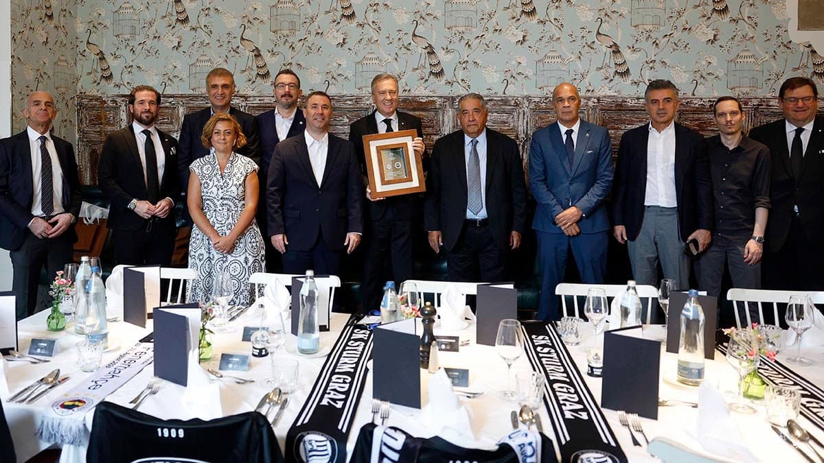 Sturm Graz, Yöneticilerimizi yemekte ağırladı