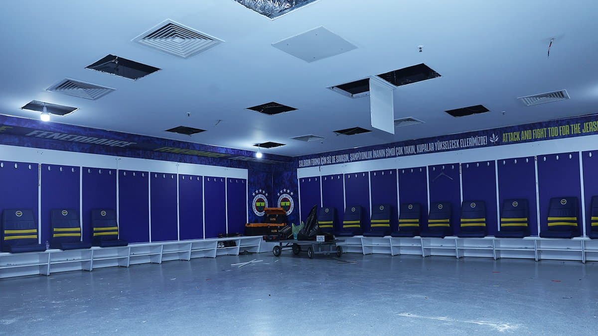 Futbol takımımızın soyunma odası yenileniyor — 1